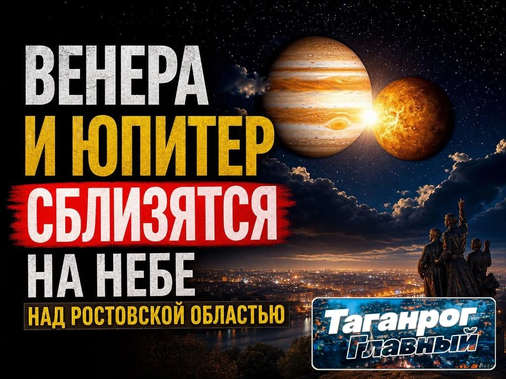 Венера и Юпитер сблизятся на небе над Ростовской областью
