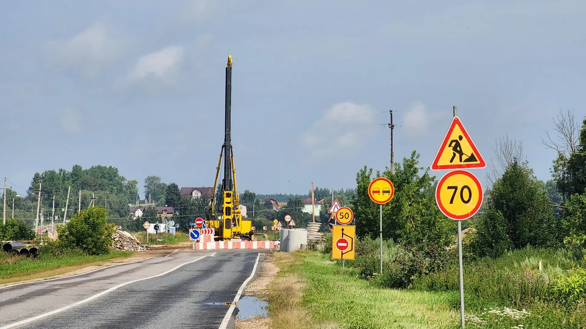 Продолжается строительство нового моста через реку Яхрома возле деревни Давыдково

🏗️ Подрядная орг