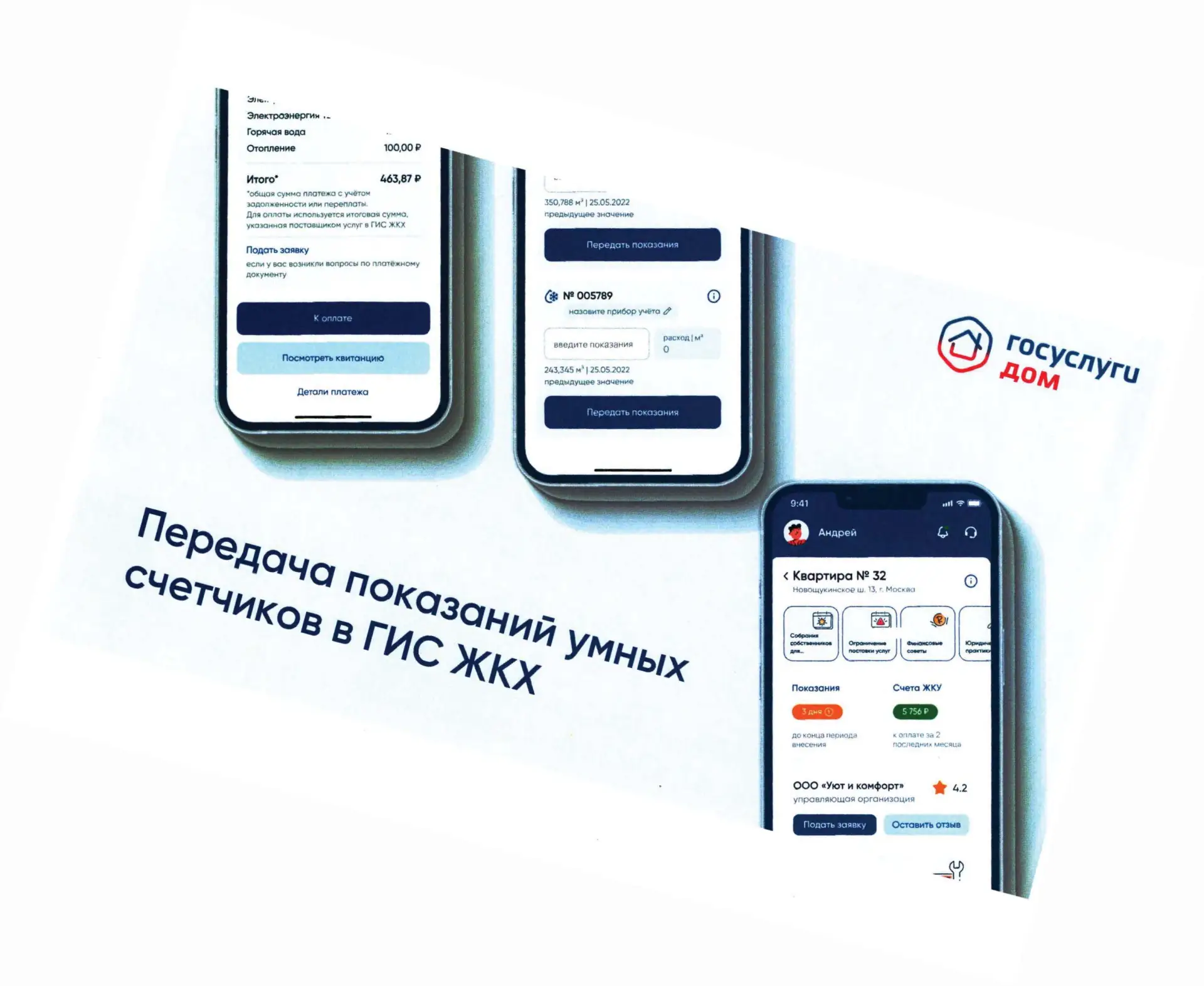 Передача показаний умных счетчиков в ГИС ЖКХ