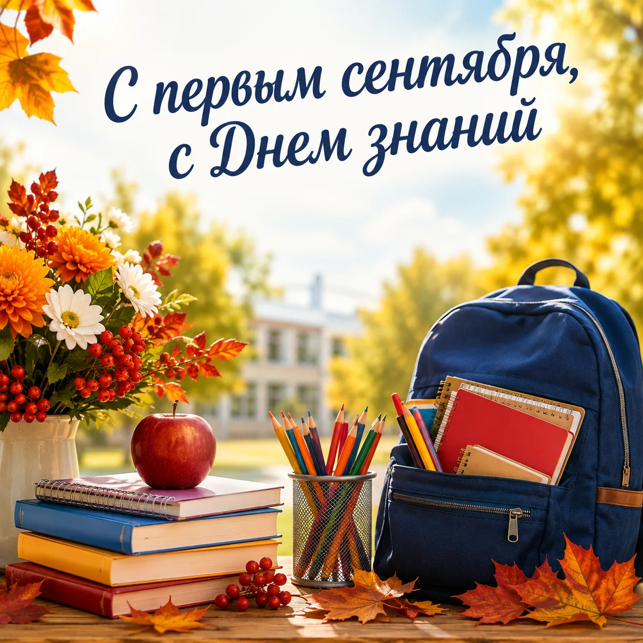 🎒 С 1 сентября, с Днём знаний!