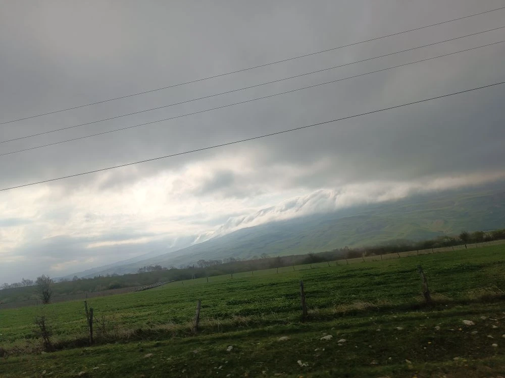 Вот каким красивым небом порадовала нас природа ❤️☁️