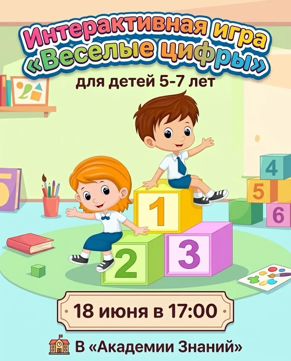 Уважаемые родители и наши юные друзья!

«Академия Знаний» приглашает детей 5–7 лет принять участие в