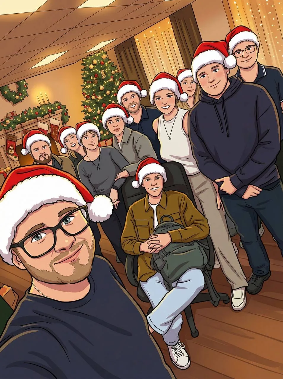 Дорогие друзья!  🎄 Команда «Приоритет» от всего сердца поздравляет вас с наступившим Новым 2026 годо