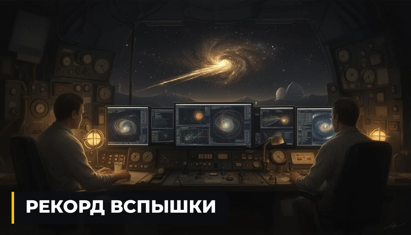 🌌 27 ДНЕЙ БЕЗ ТИШИНЫ: ВСПЫШКА ПОБИЛА КОСМИЧЕСКИЙ РЕКОРД