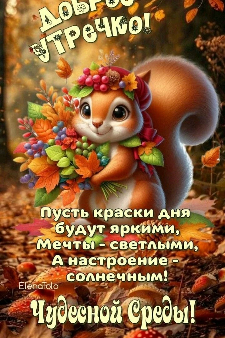 Доброе утро среды!