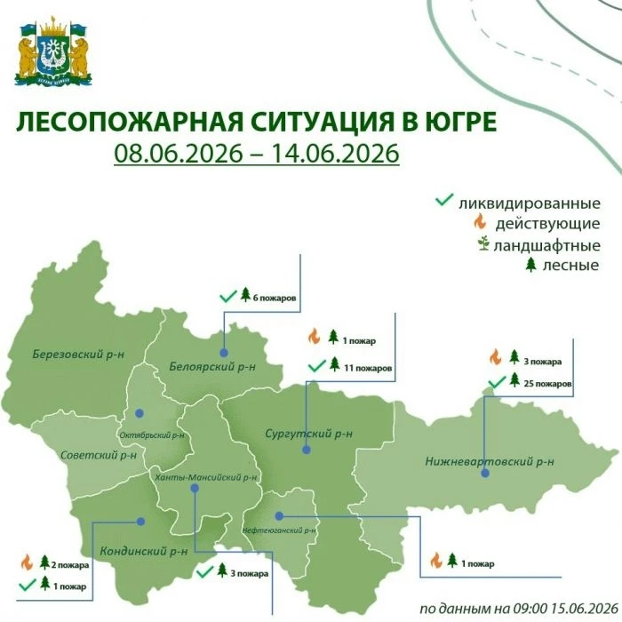 За неделю в Югре потушили 46 лесных пожаров

За минувшую неделю в Югре ликвидировали 46 лесных пожар