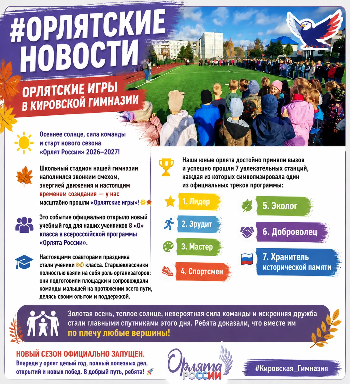 ##ОРЛЯТСКИЕ ИГРЫ В КИРОВСКОЙ ГИМНАЗИИ