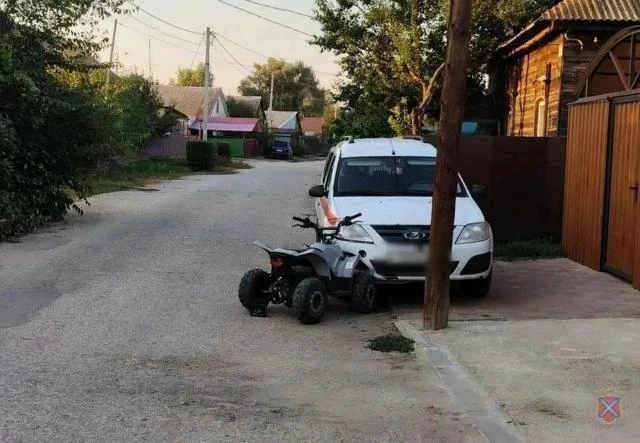 Двое малолетних детей попали в ДТП на квадроцикле