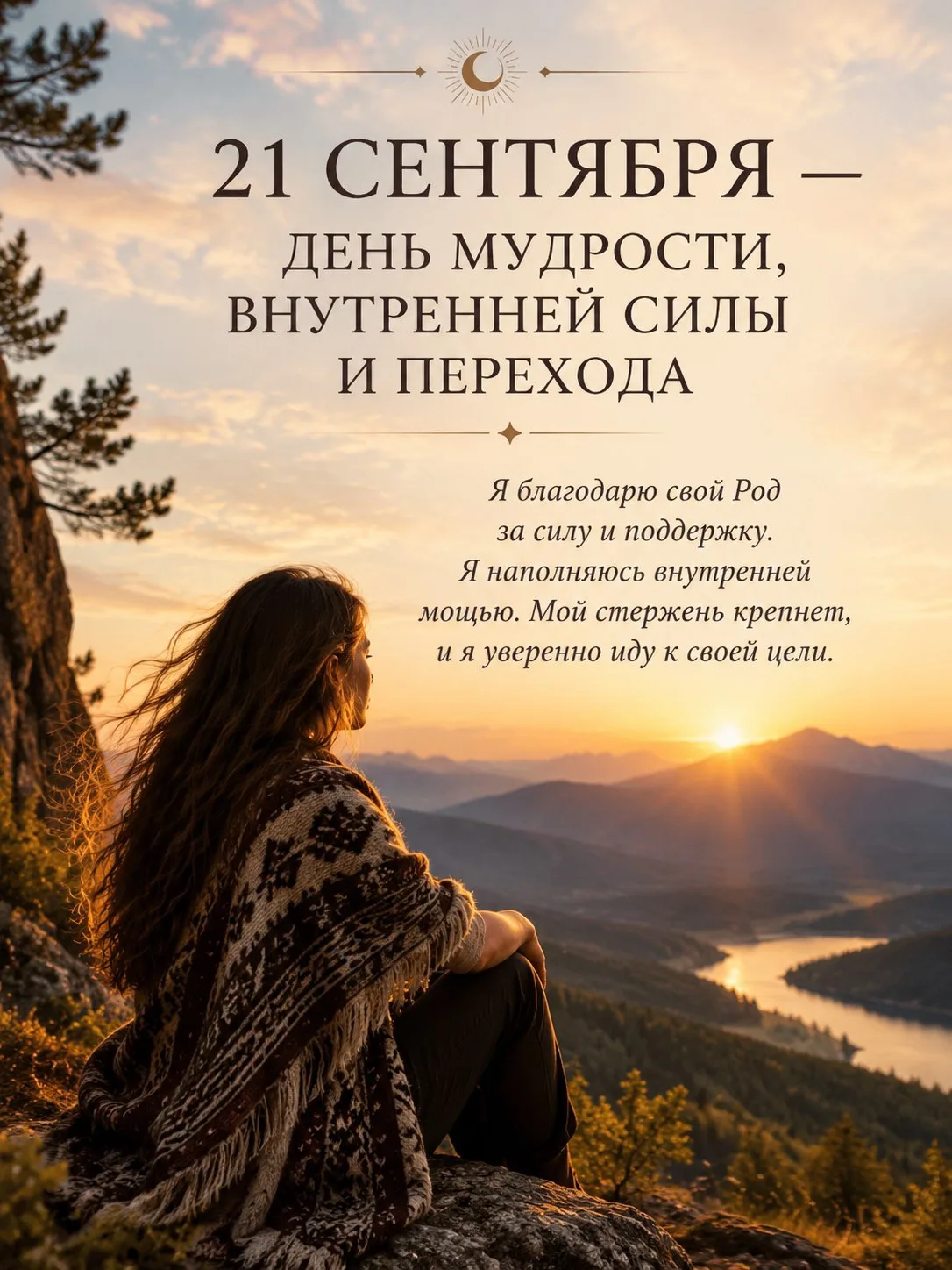 🌙 21 СЕНТЯБРЯ — ДЕНЬ МУДРОСТИ, ВНУТРЕННЕЙ СИЛЫ И ПЕРЕХОДА 🌙