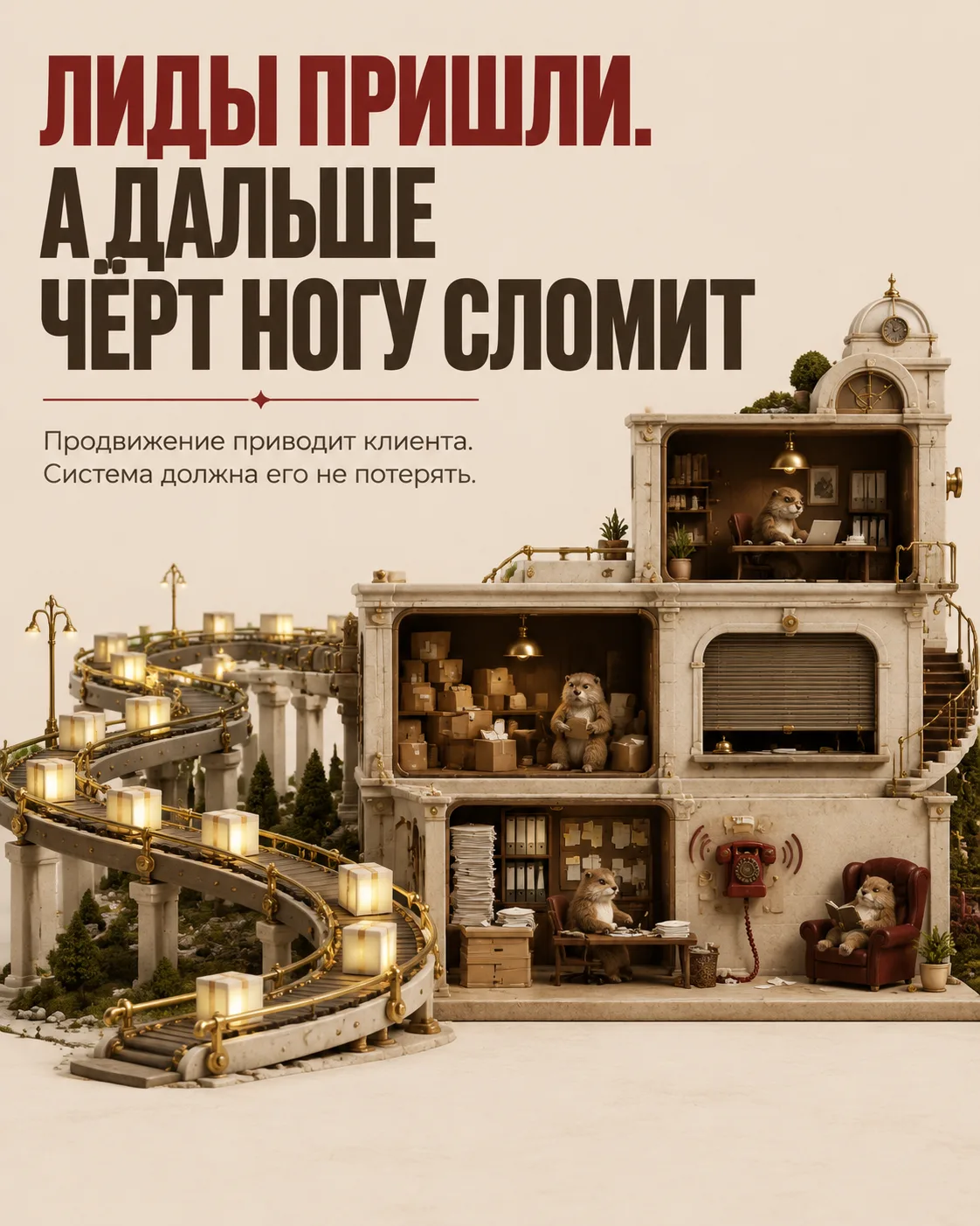 С меня клиент лиды требует, а у самого чёрт ногу сломит