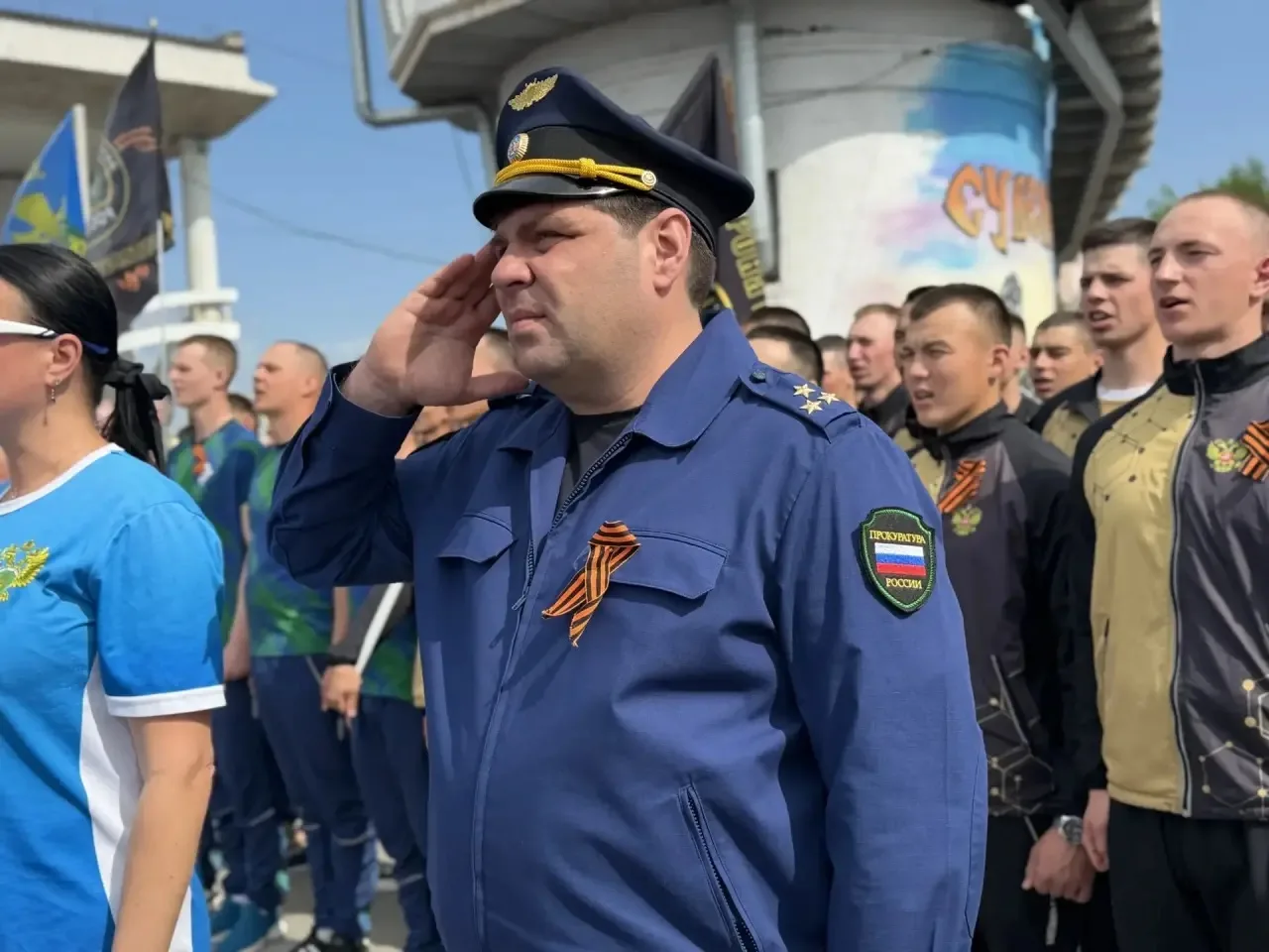 Коллектив прокуратуры принял участие в патриотической акции «Zабег Победы!»   В рамках патриотическо