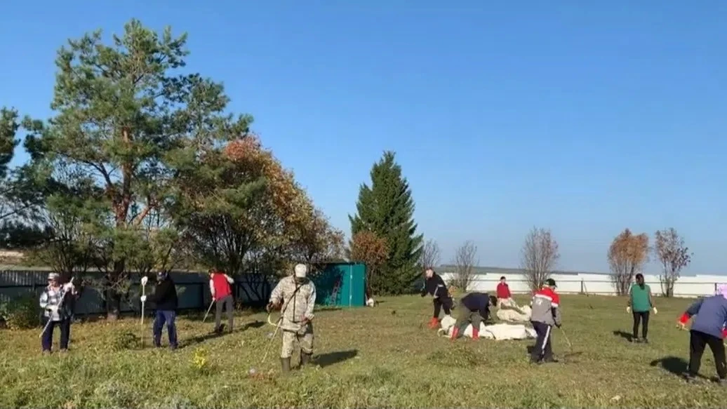 26 сентябрьдә 🌾Минзәлә районының Түбән🏡 Юшады авылында бик игелекле эш башкарылган — ...