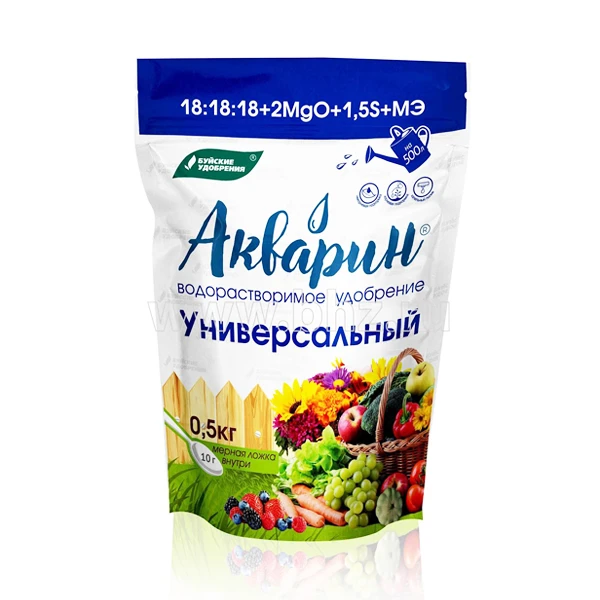 «Акварин Универсал» от «Буйских удобрений» – это водорастворимое комплексное удобрение с идеальной ф