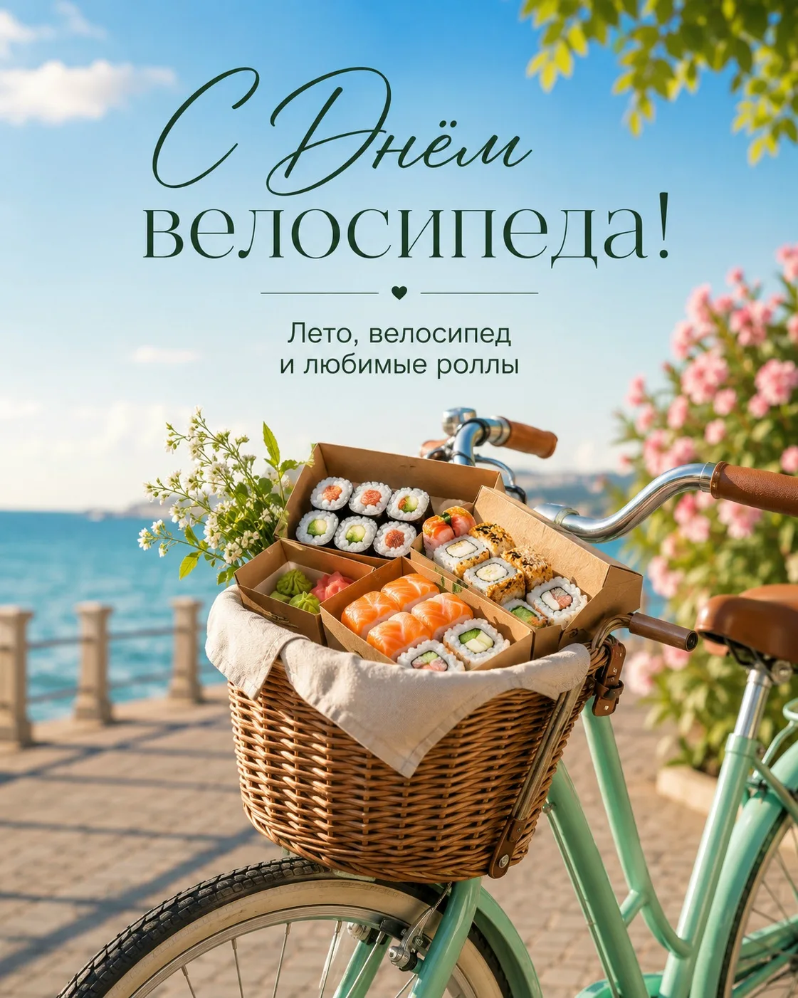 🚲 Сегодня — День велосипеда!