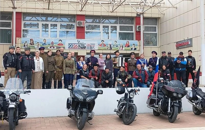 «НОЧНЫЕ ВОЛКИ» провели трехдневный мотопробег в Обливском районе