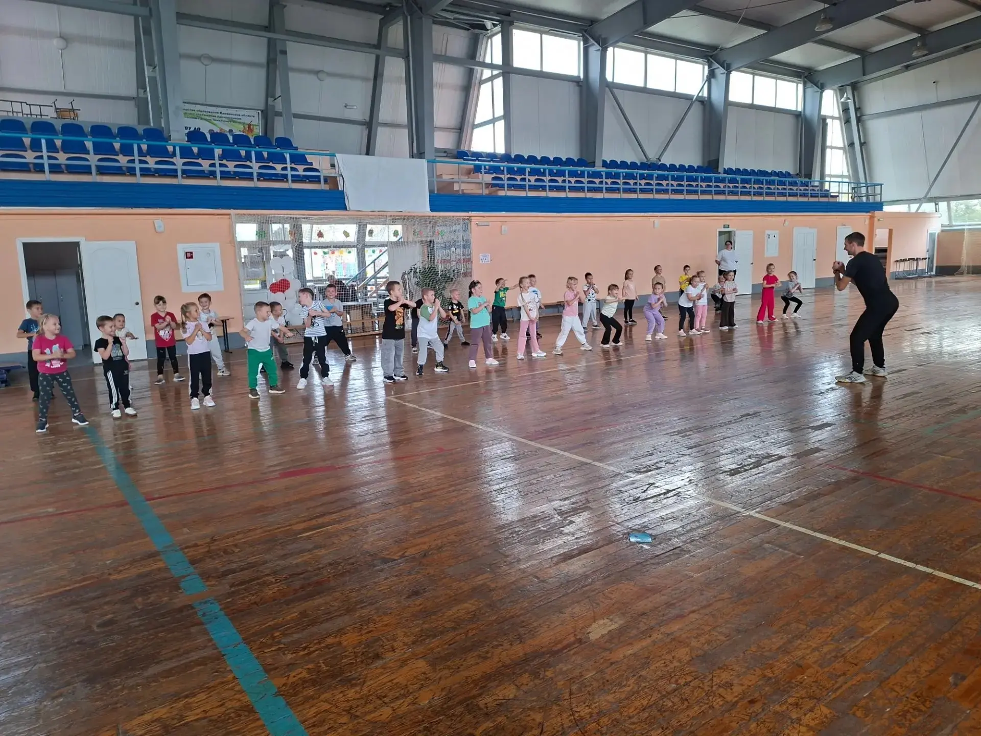 В ФОКе Спасск прошло очередное занятие по ОФП для воспитанников нашего детского сада.