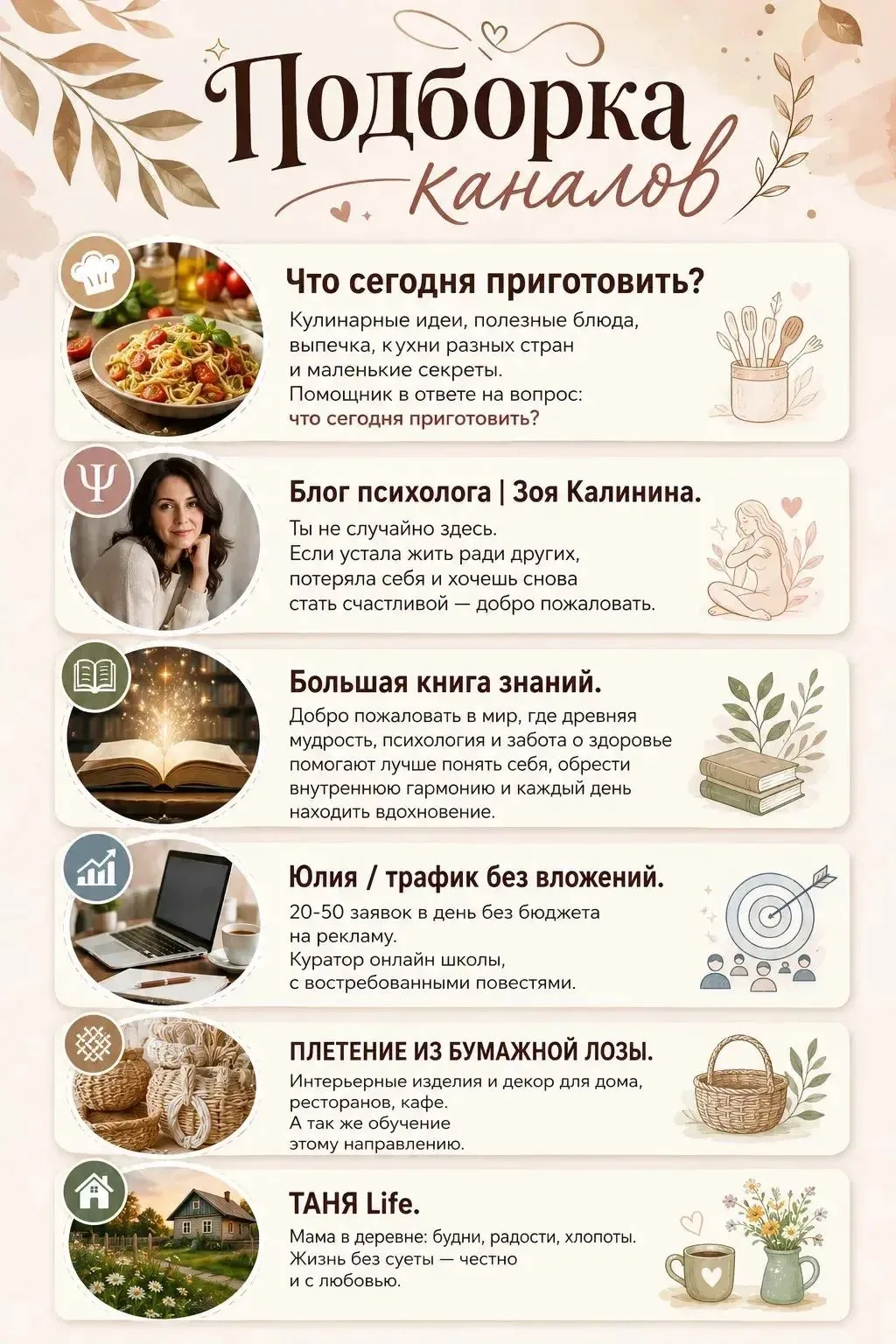 Собрали для вас любимую подборку каналов, которые сделают вашу ленту по-настоящему живой и интересно