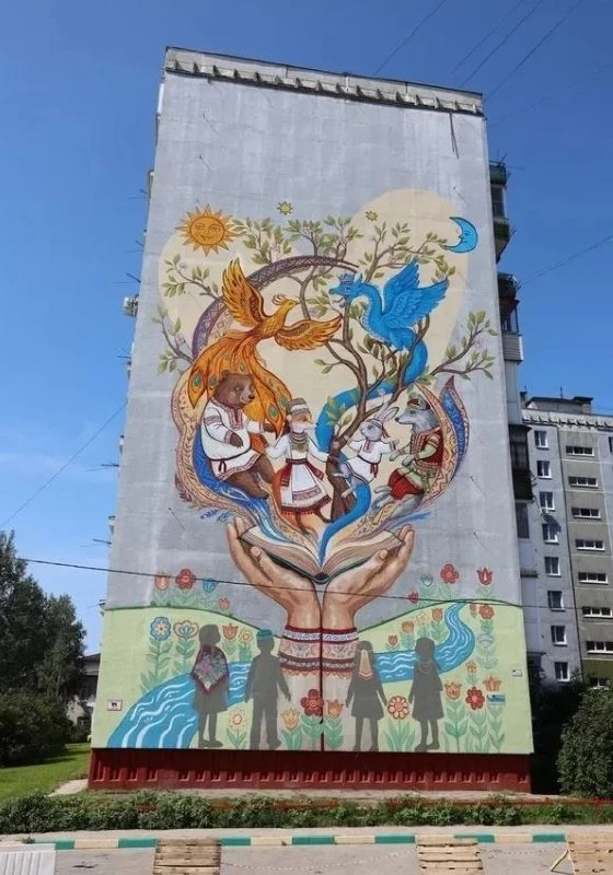 Нижегородский мурал вошёл в тройку лучших на фестивале «ФормАРТ».