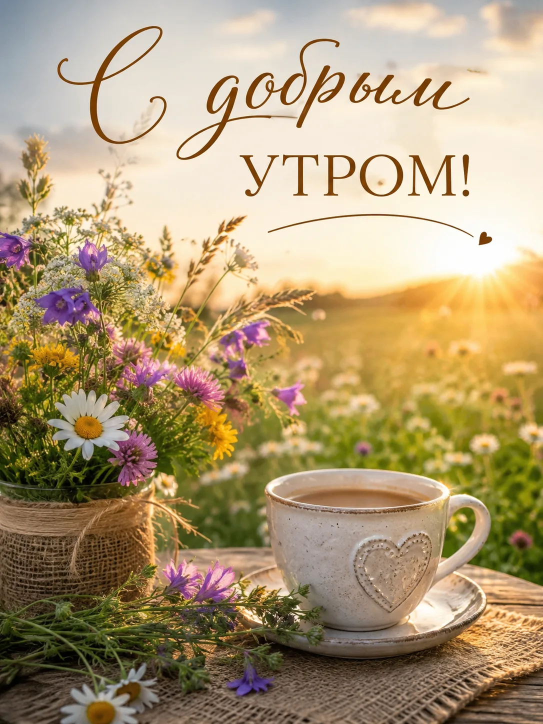 Доброе утро! Пусть день грядущий вас радует!
