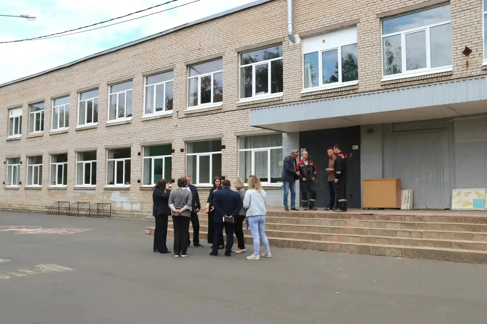 ✍️Реновация гимназии: работы под контролем!