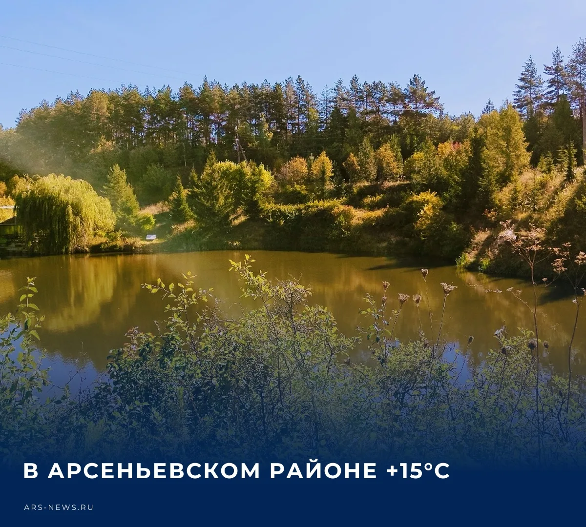 ☀️ Сегодня, 5 октября, в Арсеньевском районе ожидается переменная облачность без осадко...