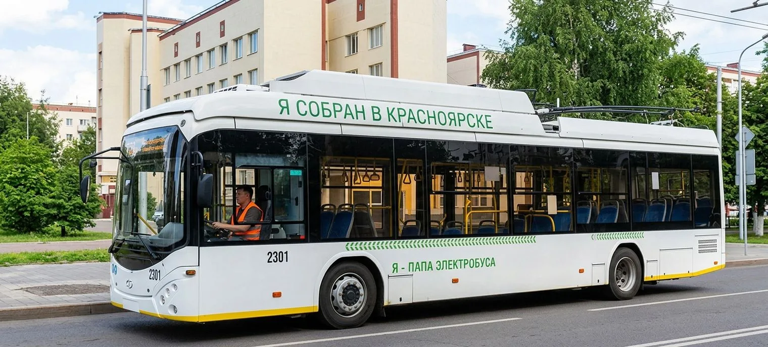 В Красноярске начались испытания первого троллейбуса местной сборки

Машина уже вышла на тестовый ма