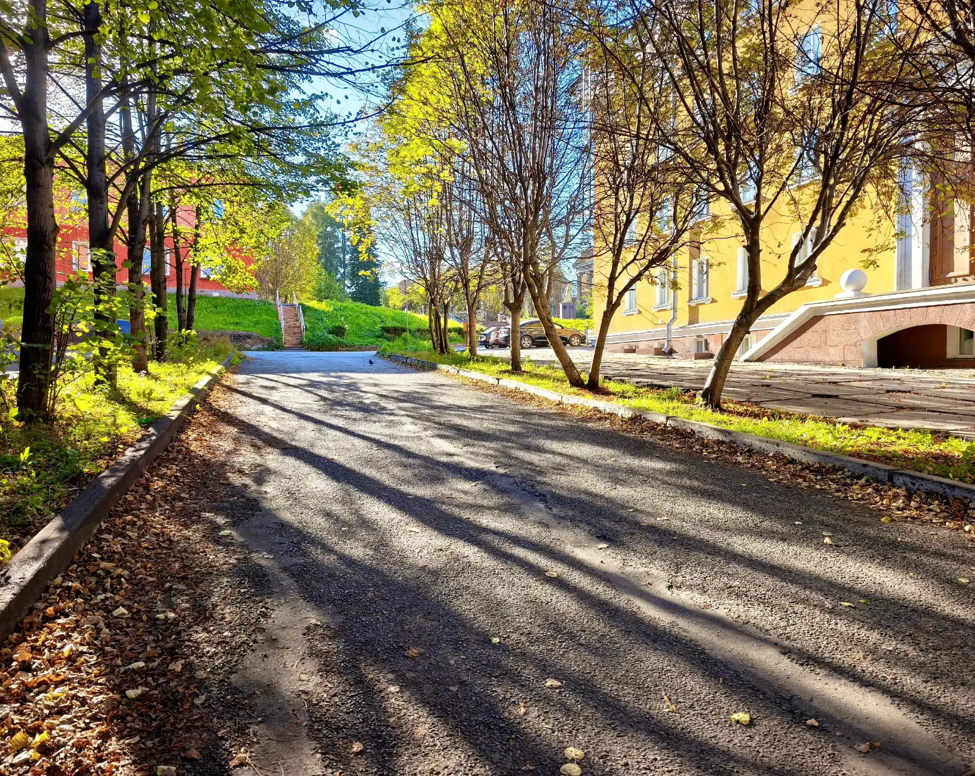 Осень в старом центре🍂☀️☁️