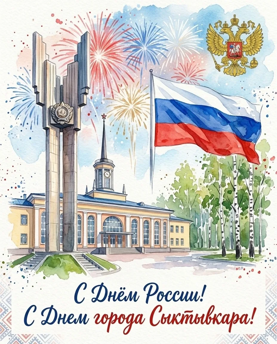 Уважаемые жители Сыктывкара и гости столицы!

От всей души поздравляем вас с двумя значимыми датами 