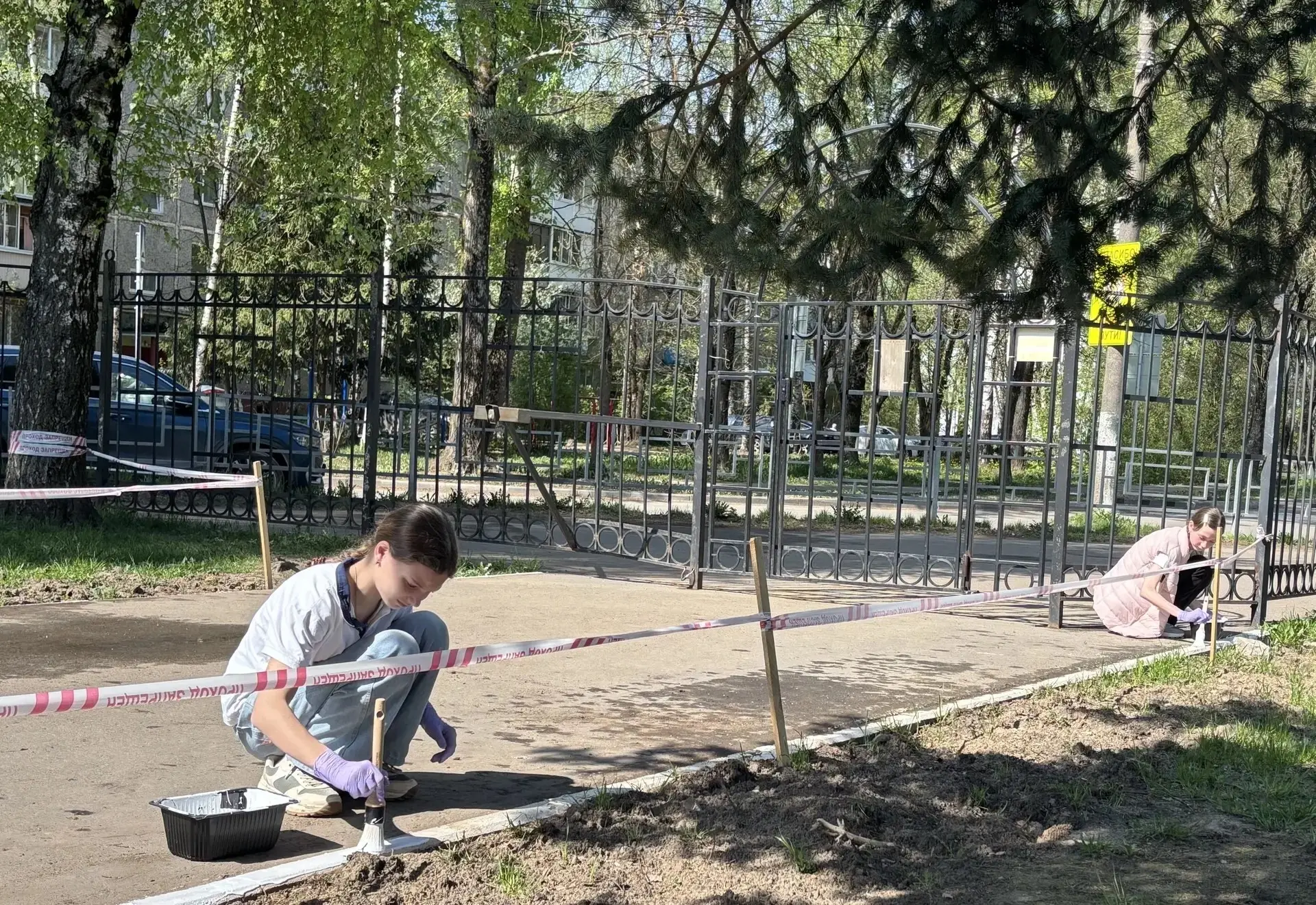 🤝 КОМАНДА ГИМНАЗИИ в деле: участвуем в «Зелёной весне ‑ 2026»! 🌱   ☀Тёплый майский день стал отличны