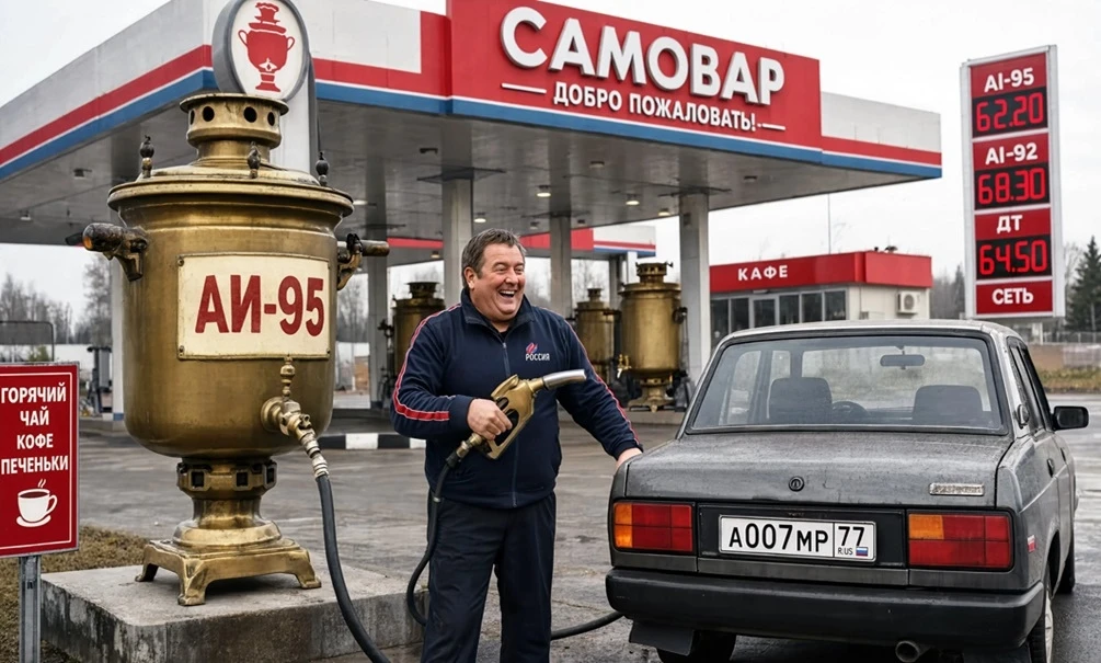 АЗС-«самовары» (контейнерные и передвижные заправки) заняли около 10% топливного рынка ...