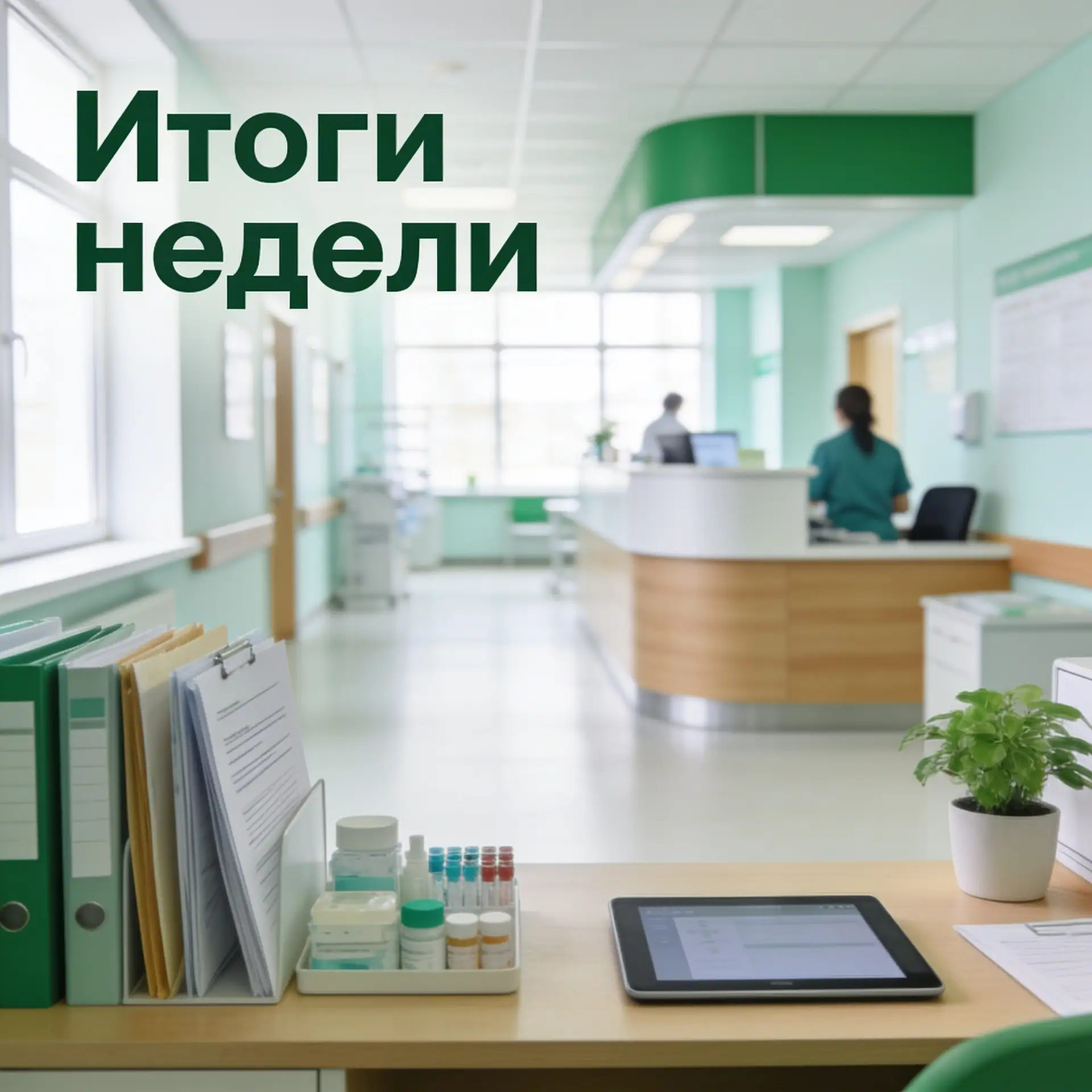 📊 Итоги недели: работа поликлиники в цифрах