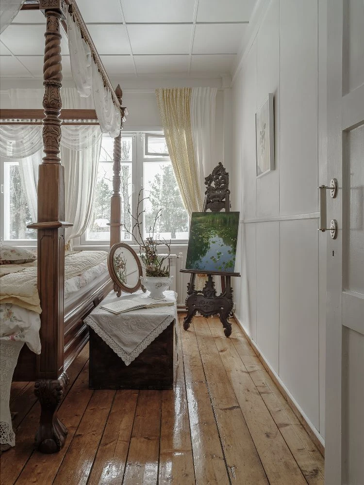 Жёлтая спальня в @old_new_home