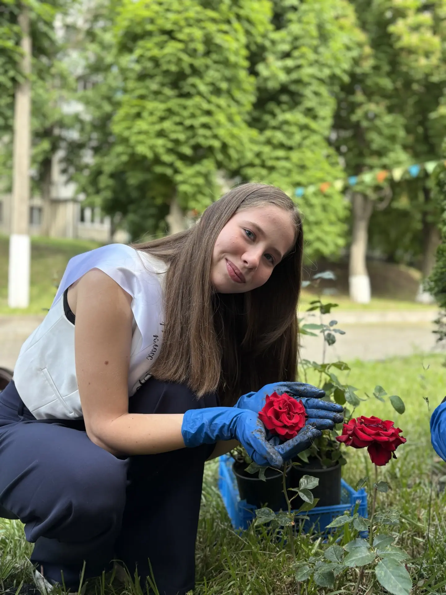 🌹 Аллея роз Выпускников 2026  Сегодня наши выпускники 11-х и 9-х классов оставили частичку себя в ис
