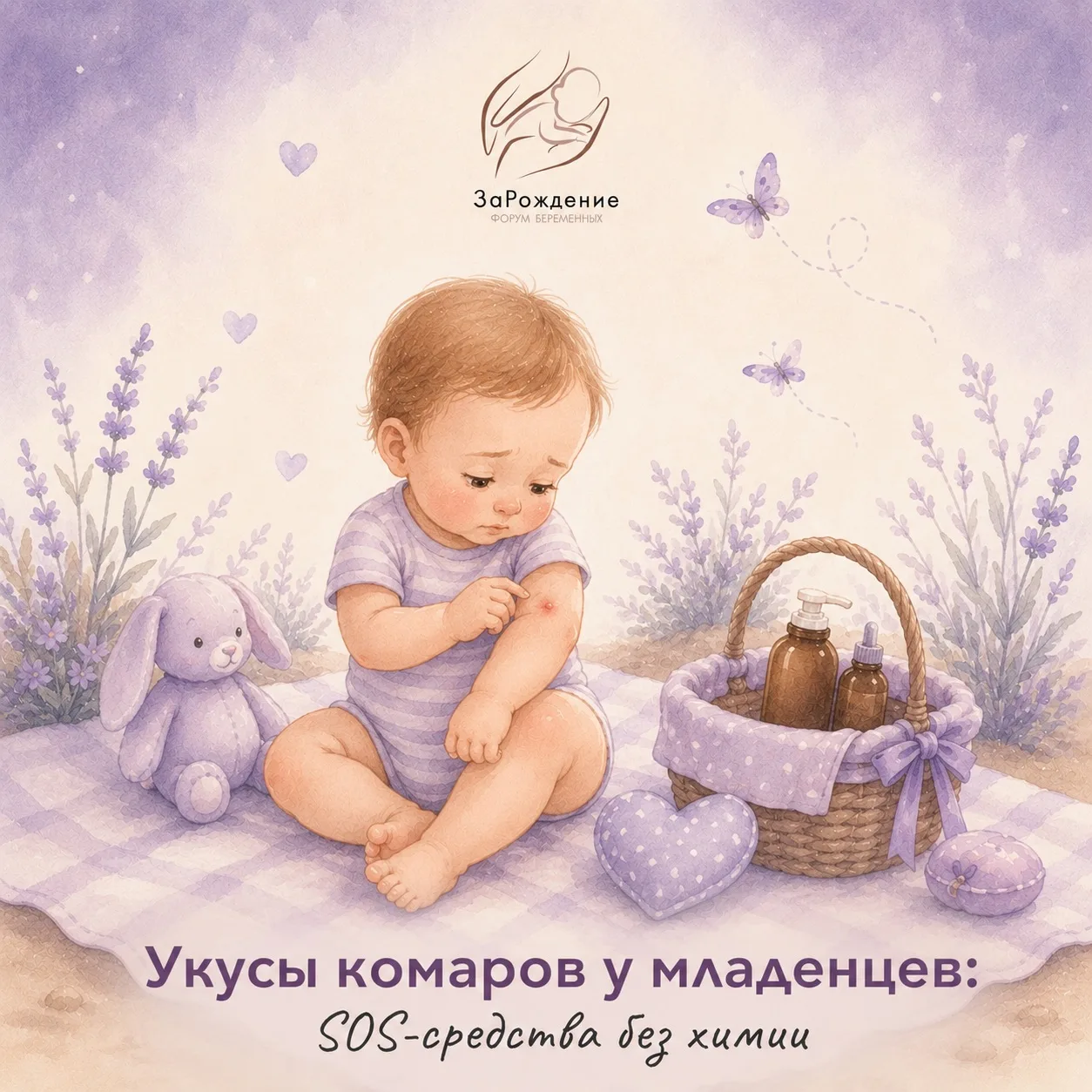 🦟 Укусы комаров у младенцев: что делать без химии

Укусили! Место опухло, красное, чешется. Какие е