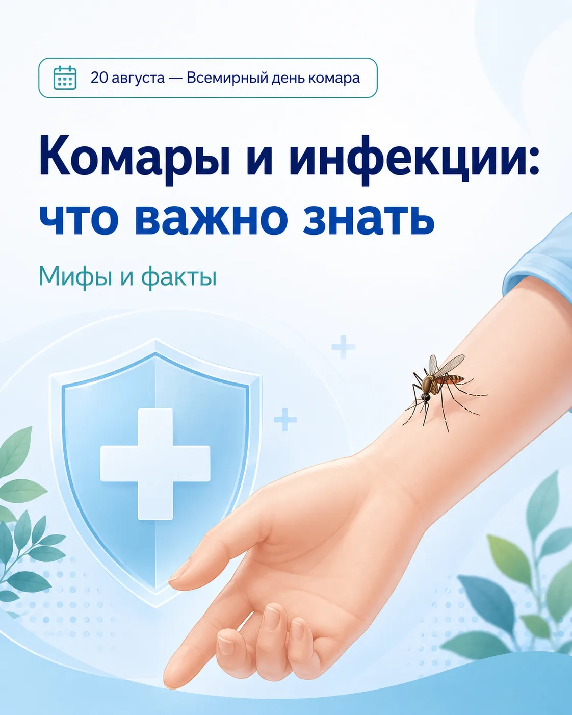 🦟 20 августа — Всемирный день комара