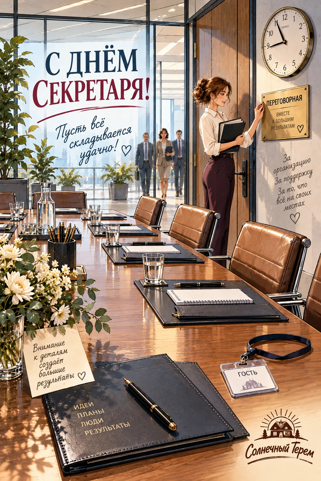 С Днём секретаря! 💐