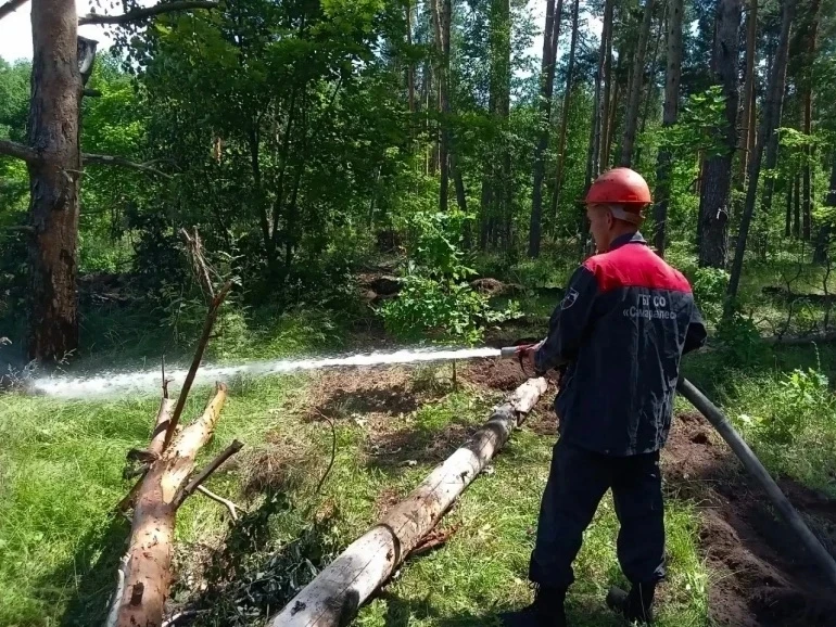 ❗️Рухнувший БПЛА поджег Рачейский бор в Сызранском районе

Возгорание удалось вовремя локализовать и