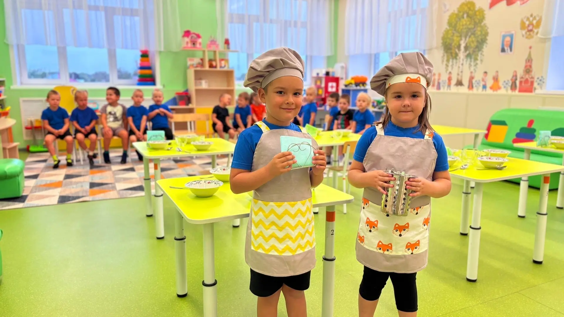 В средней группе стартует новая добрая традиция — дежурства! 🧑‍🍳👩🏻‍🍳