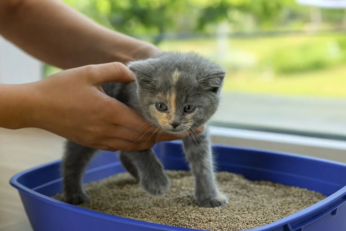 🐈‍⬛Как приучить кошку к лотку — схема, которая работает даже с уличными котами