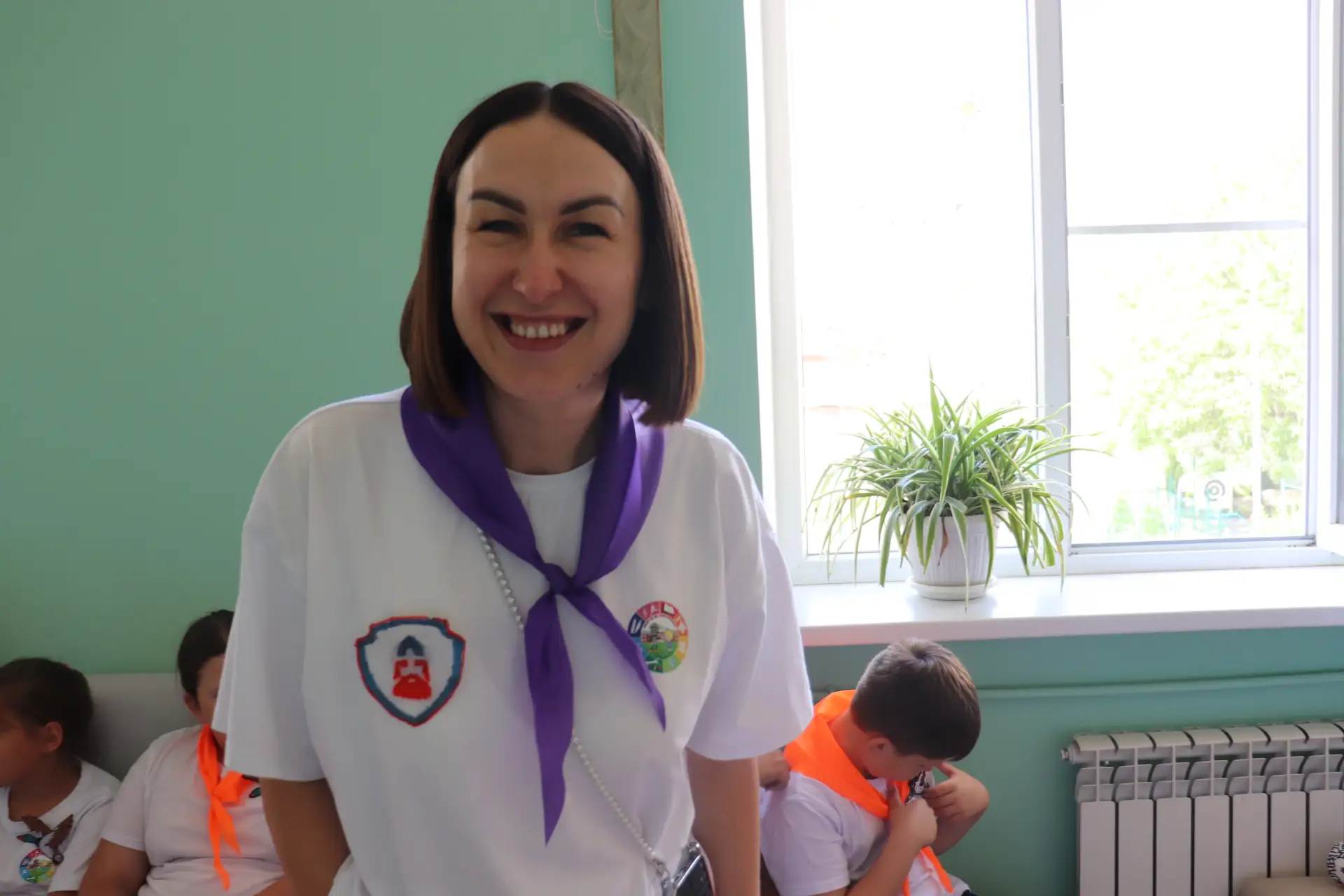 В нашем лагере "Чайка" в течение первой недели смены все отдыхающие ребята под руководством ПДО Рябо