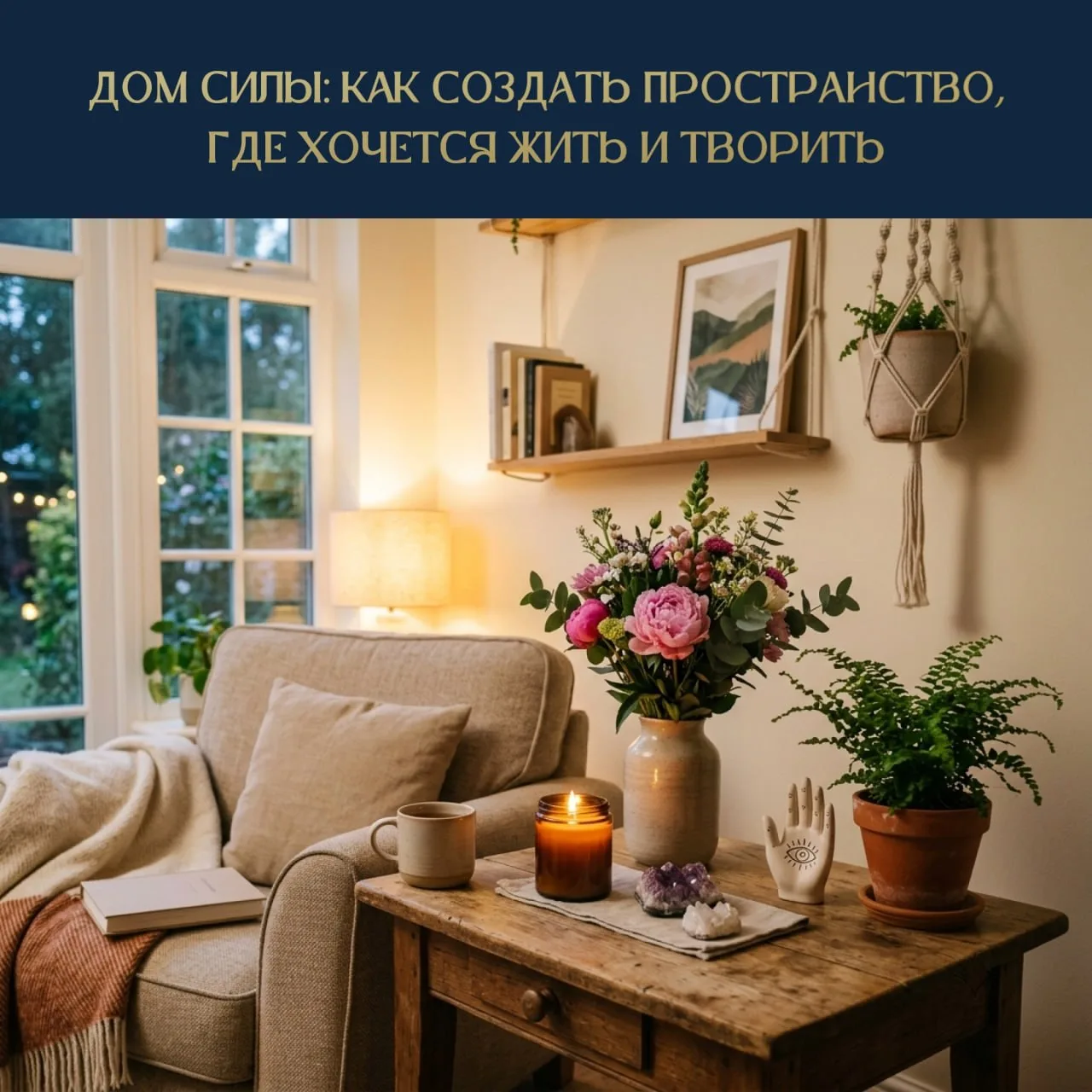 🏡 ДОМ СИЛЫ: КАК СОЗДАТЬ ПРОСТРАНСТВО, ГДЕ ХОЧЕТСЯ ЖИТЬ И ТВОРИТЬ