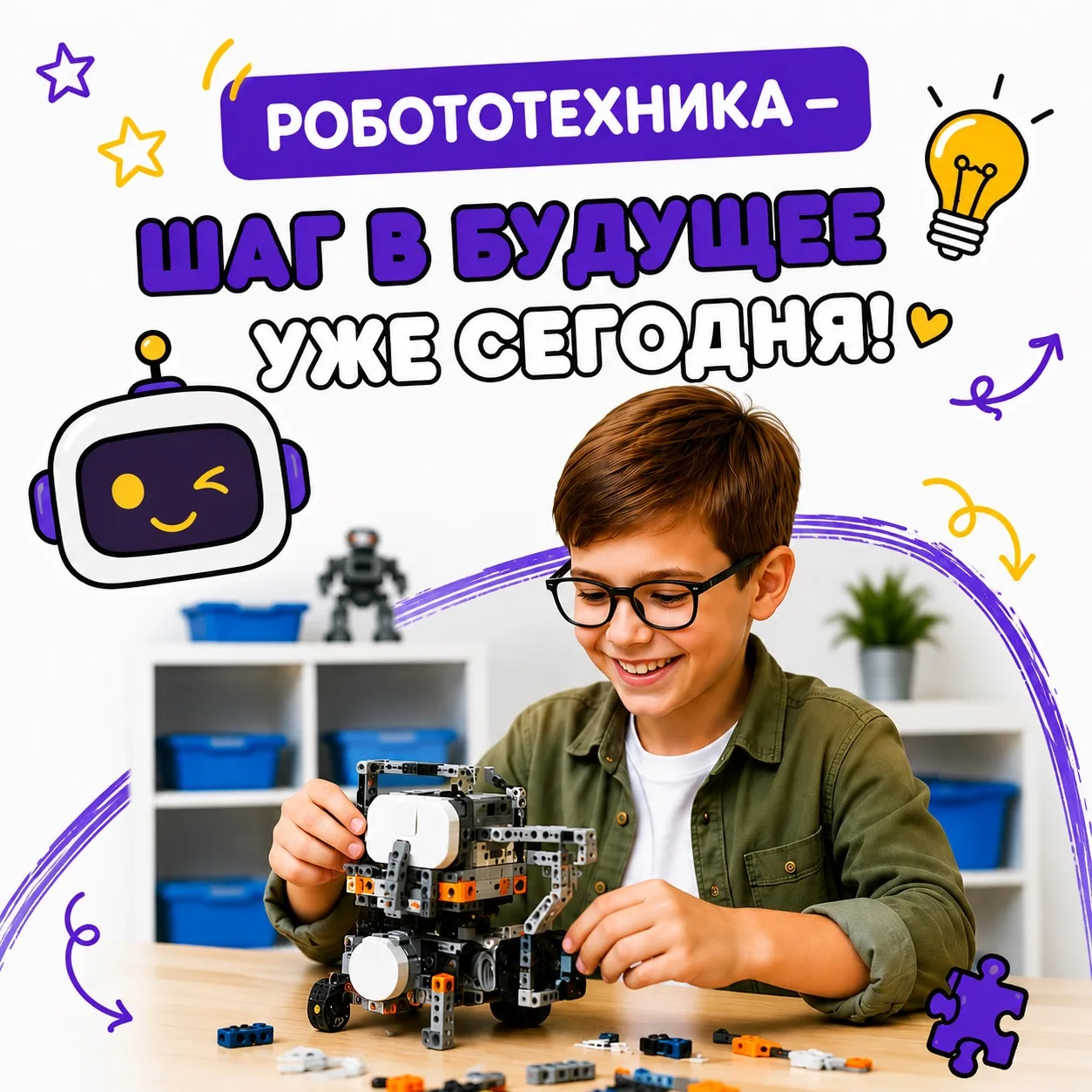 Ура, а у нас новое направление 🤖 Робототехника