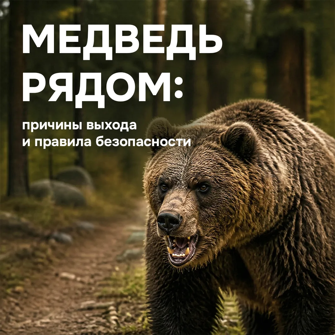 ❗️Если увидели медведя