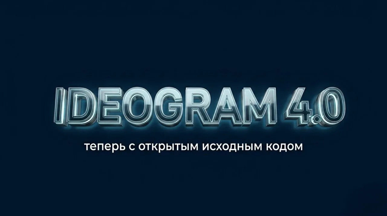 ​🚀 Ideogram 4.0 в Open Source: Революция для дизайнеров и генеративной типографики!

​Друзья, сегод