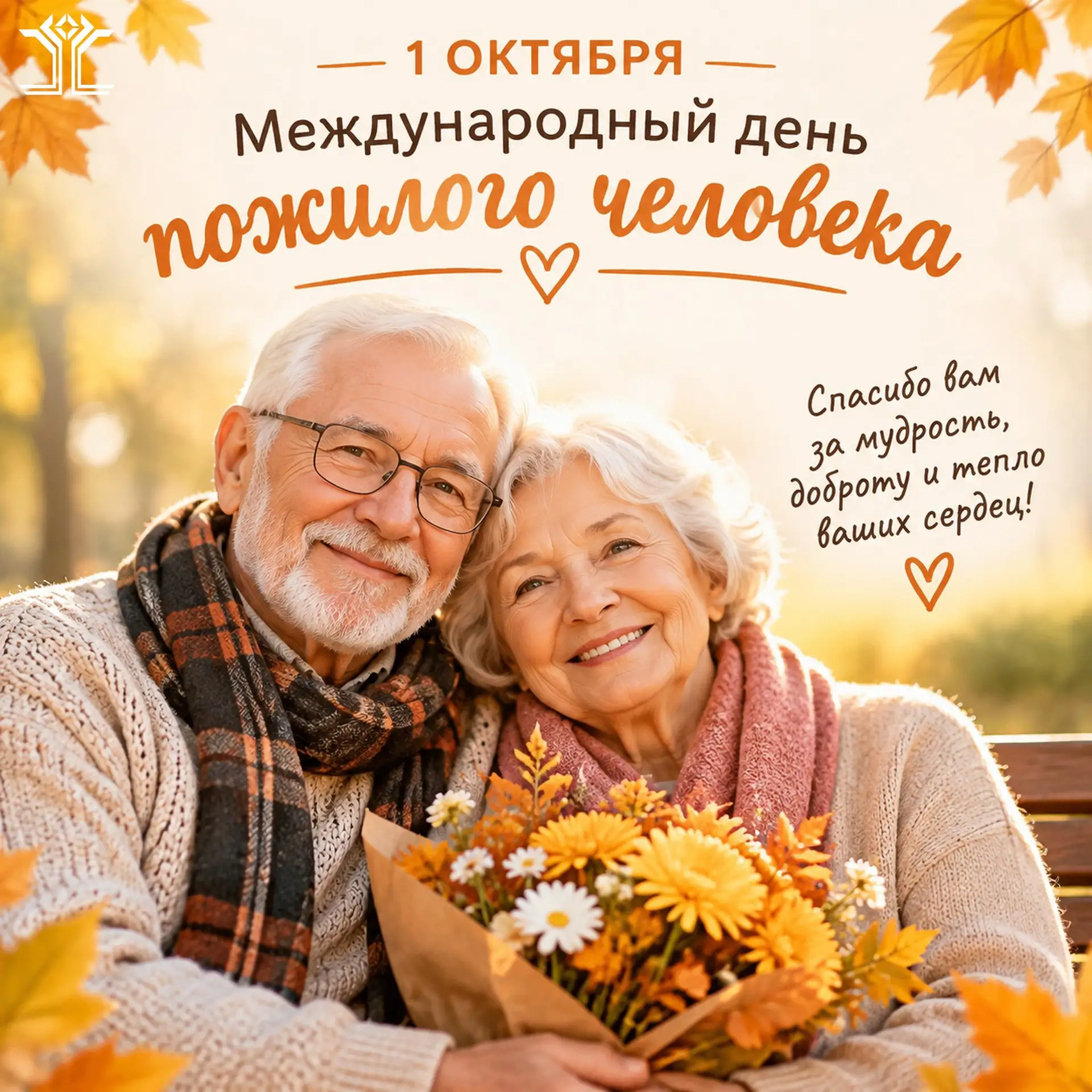 🍂 1 октября — Международный день пожилого человека.