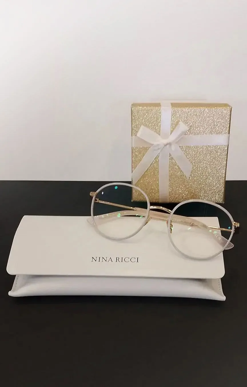 📚 Очки для чтения Nina Ricci - нежная благородная серая дымка с золотом - мы влюбились!