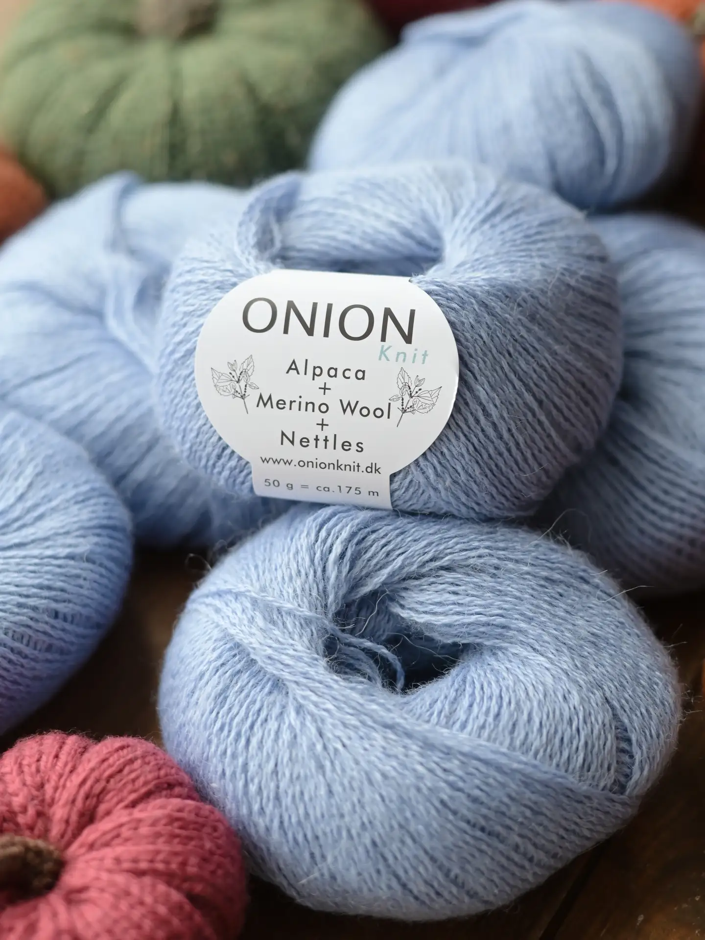 Новый оттенок Onion Alpaca+Merino Wool+Nettles — 1242 «Небесно-голубой» 💙