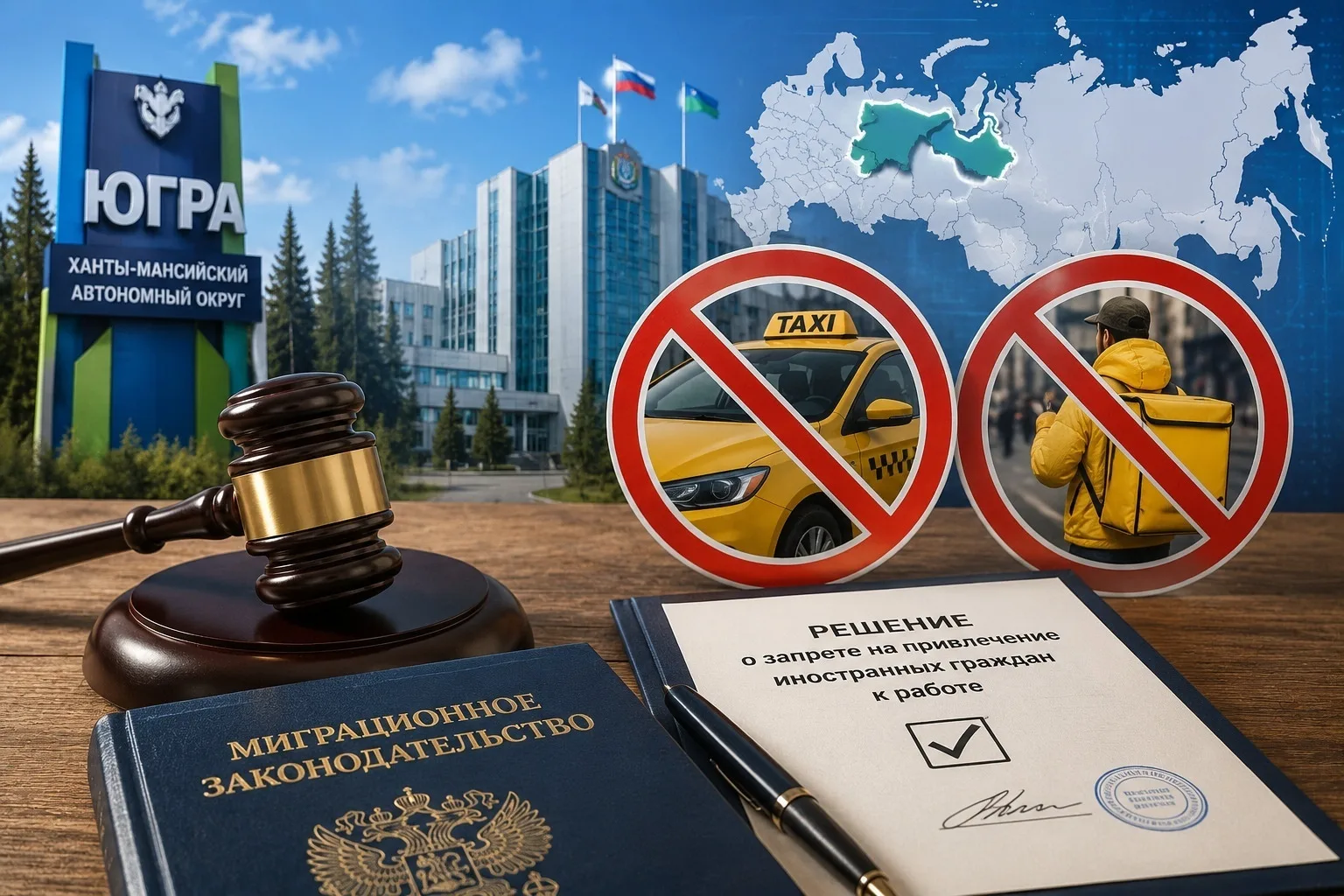 В Югре продолжается ужесточение миграционной политики: теперь мигрантам запрещено работать в такси и