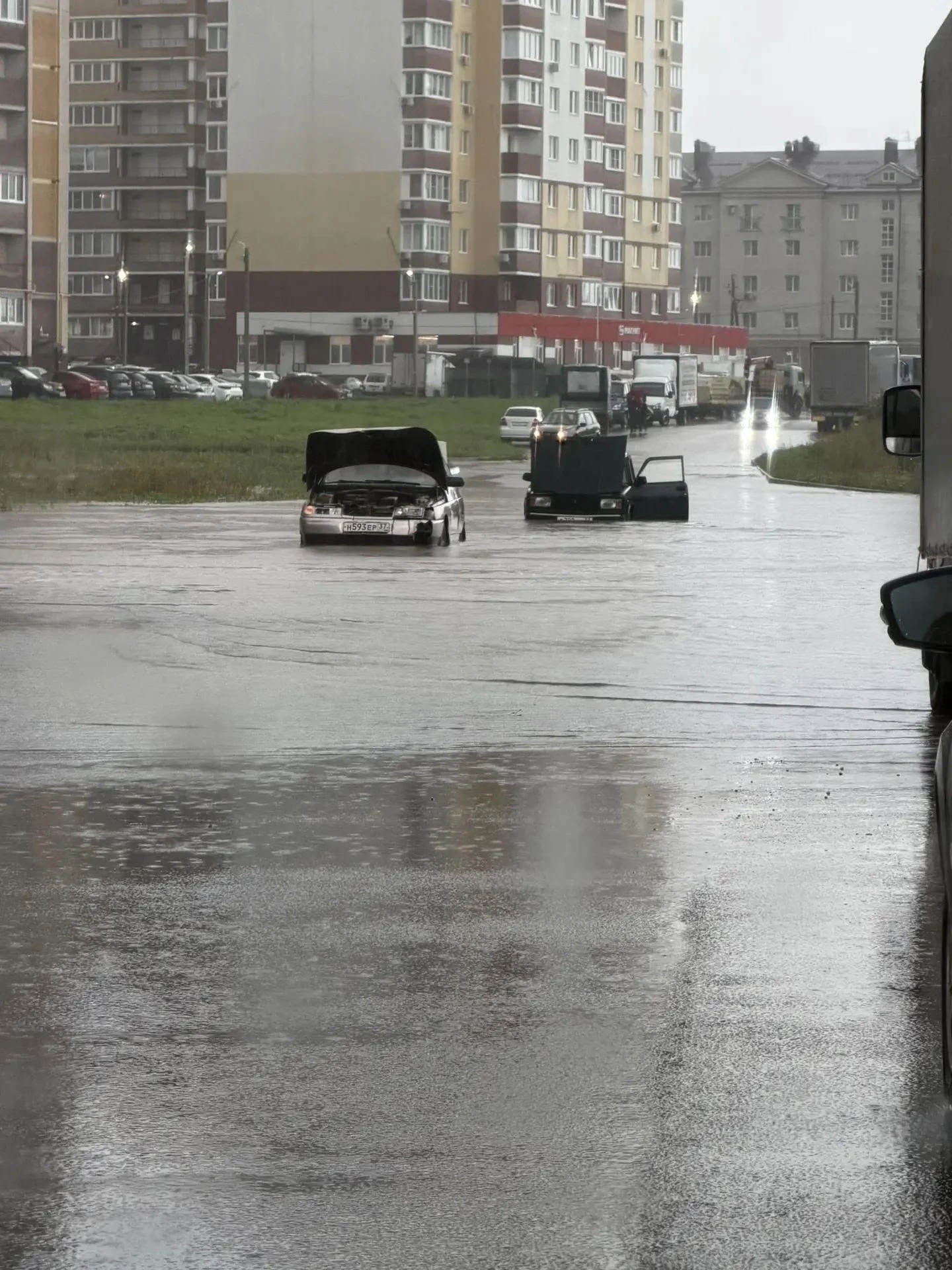 Юрьевец после дождей превращается в Венецию.