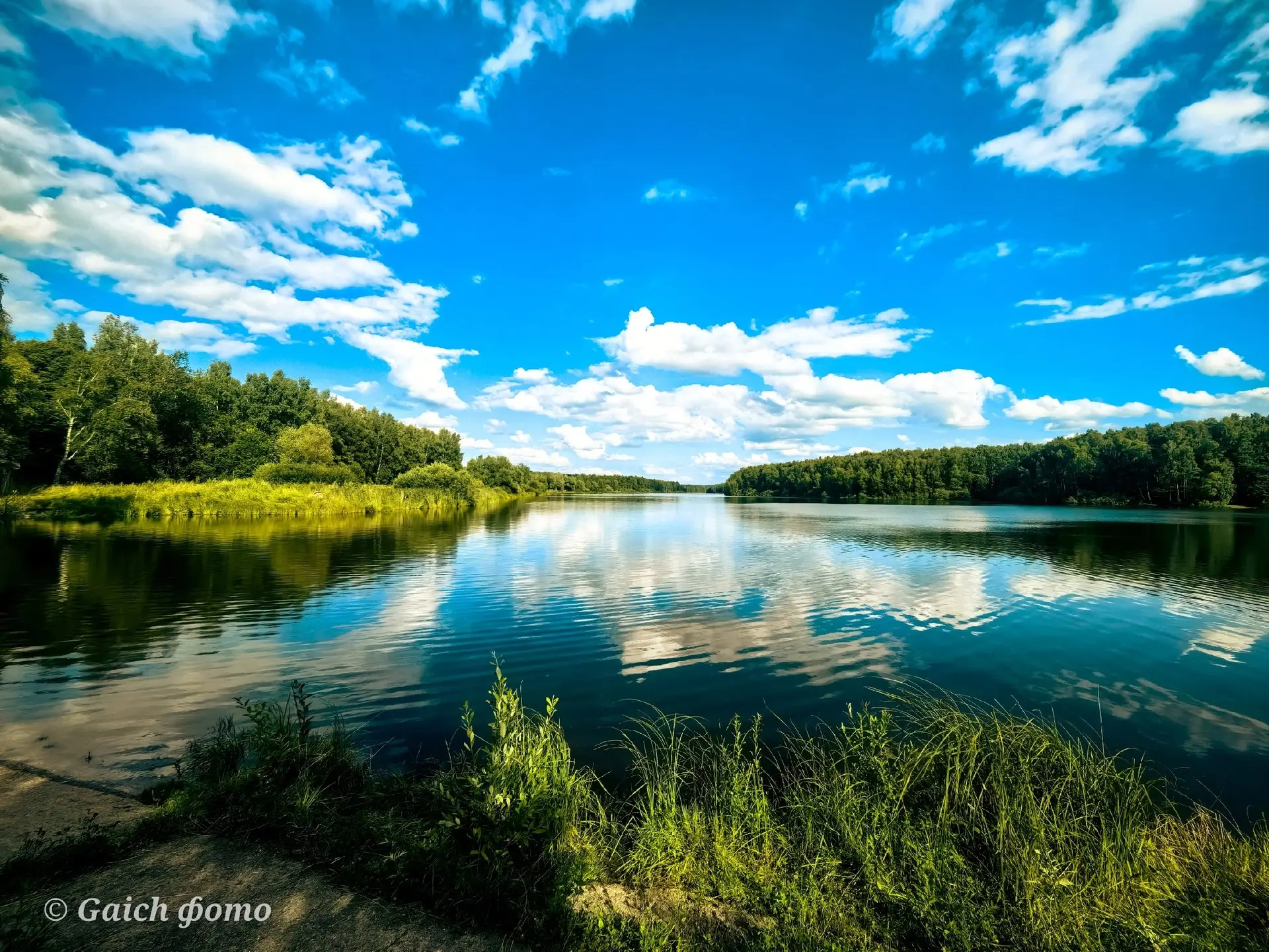 Водохранилище на реке Трасна, Кубинка, было создано в 1956 году путём строительства пло...